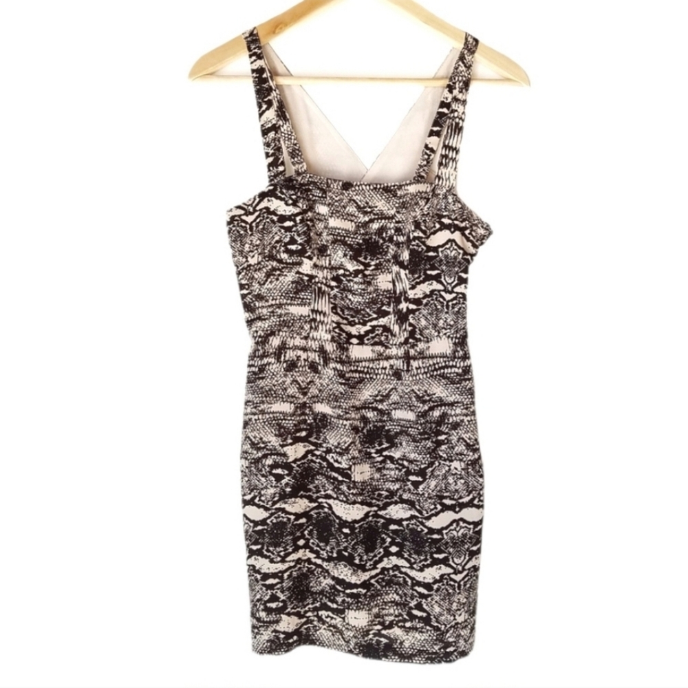 Silence + Noise | Snake print Sleeveless mini dress size 0